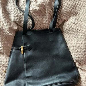 Vintage Longchamp Roseau bamboo toggle bag